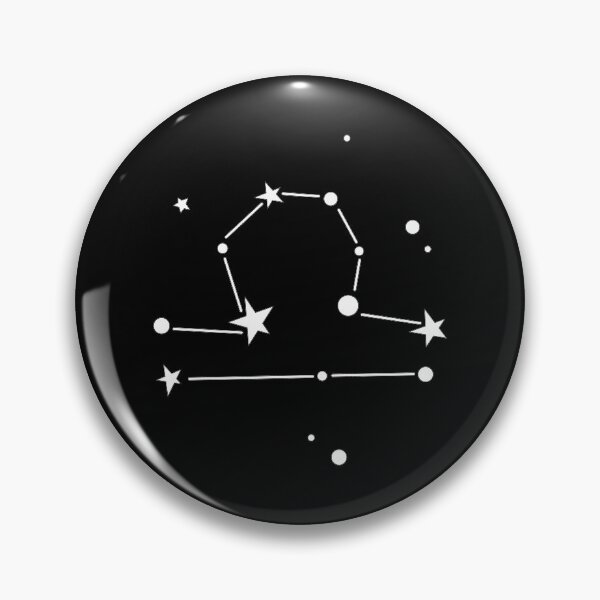 Item preview, White Minimal Libra Constellation Zodiac designed and sold by CrystalCrush.