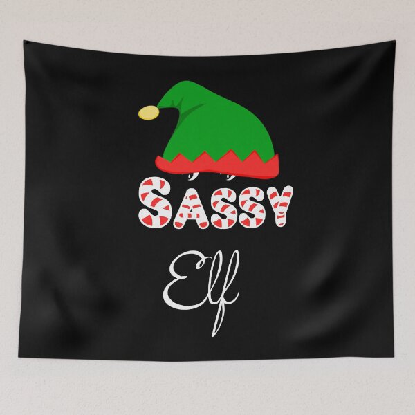 Item preview, Sassy Elf  - Funny Matching Family Christmas Elf Gift designed and sold by r-silver.
