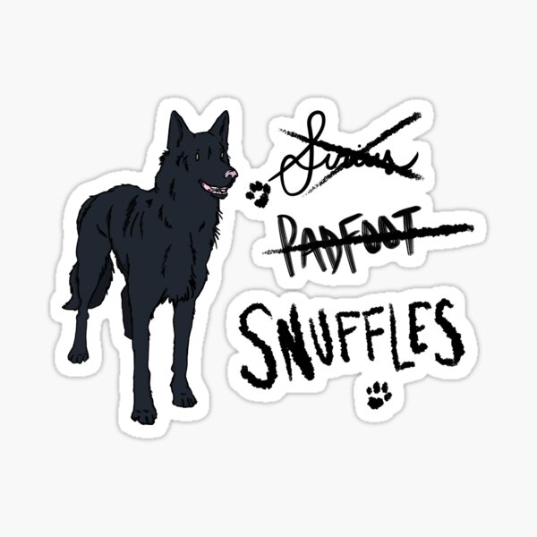 Siriusly Snuffles Sticker