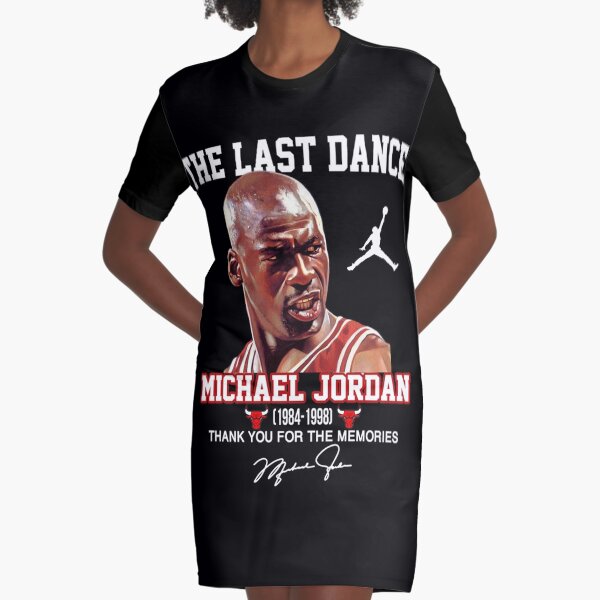 Last Dance Michael Jordan 1984 1988 Graphic T-Shirt Dress