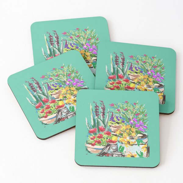 Item preview, summer breakfast in garden designed and sold by bellabasilicata.