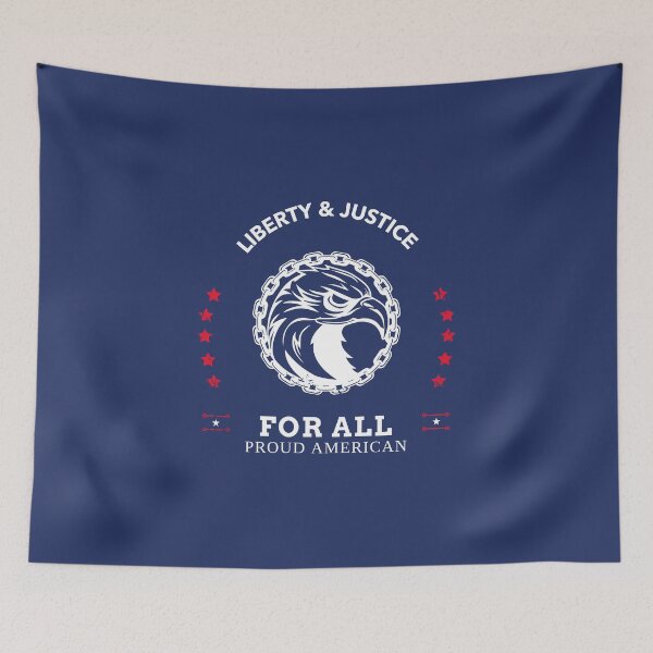 Item preview, Liberty and Justice for all - 4th of July USA designed and sold by ShirtzTonight.