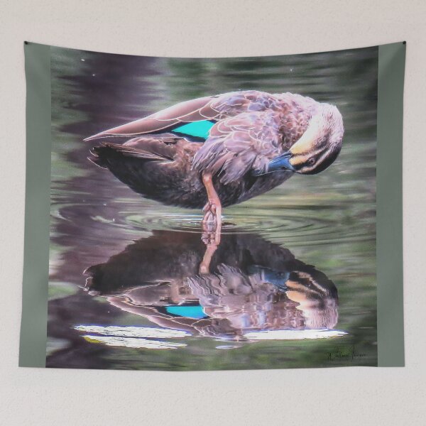 Item preview, Pacific Black Duck 2 designed and sold by wallarooimages.