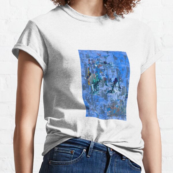 Abstract - Lobster a La Natural - Acrylic on Canvas by Kathrina Shine Classic T-Shirt