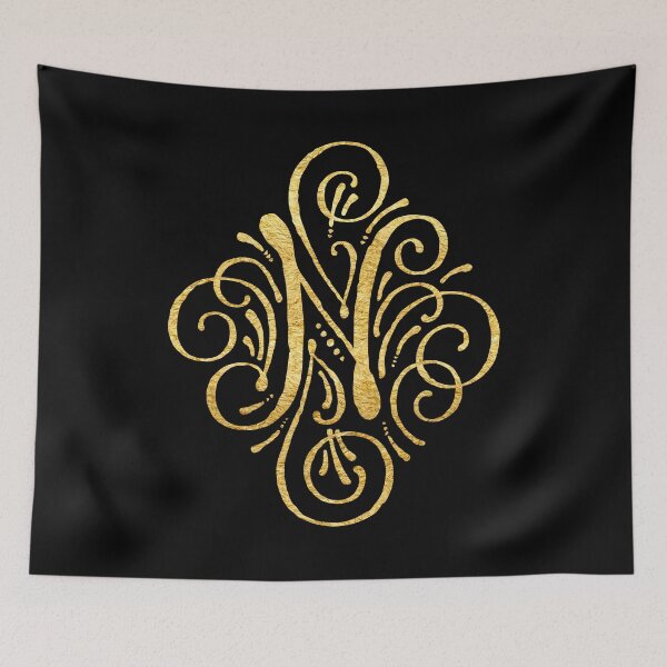 Item preview, Golden Letter N designed and sold by junkydotcom.