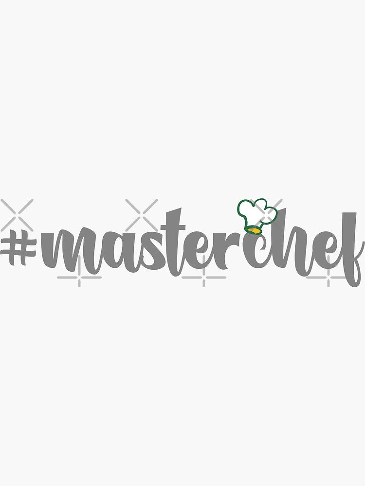 "Masterchef" Sticker by Eloy42 Redbubble