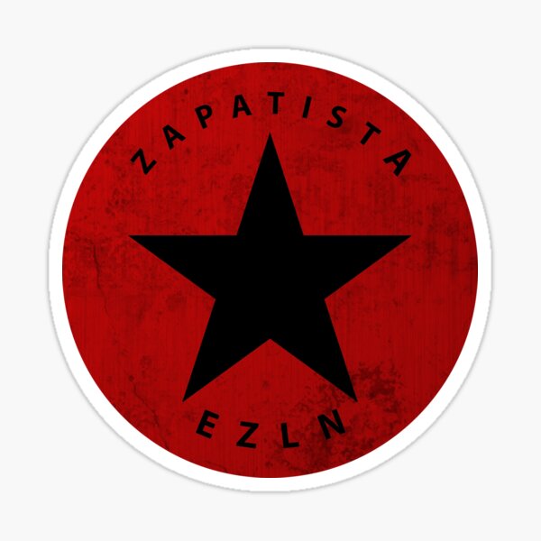 Ezln t-shirt design with grunge and dirt effect gift idea Sticker