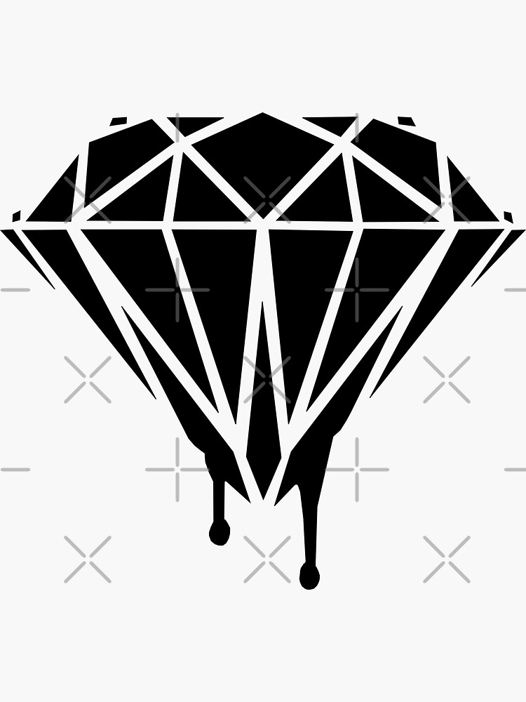 "Diamond" Sticker for Sale by MelloOfficial Redbubble