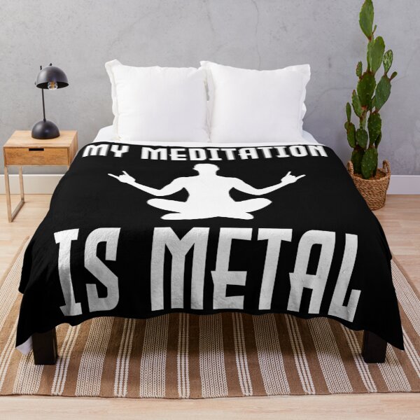 Item preview, MY MEDITATION IS METAL designed and sold by Carl's Clothing.
