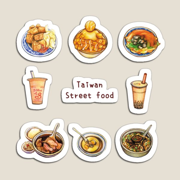 Item preview, Taiwan Street Food 台灣小吃 - Bubble tea, beef noodle, mango ice designed and sold by Rose Chiu.
