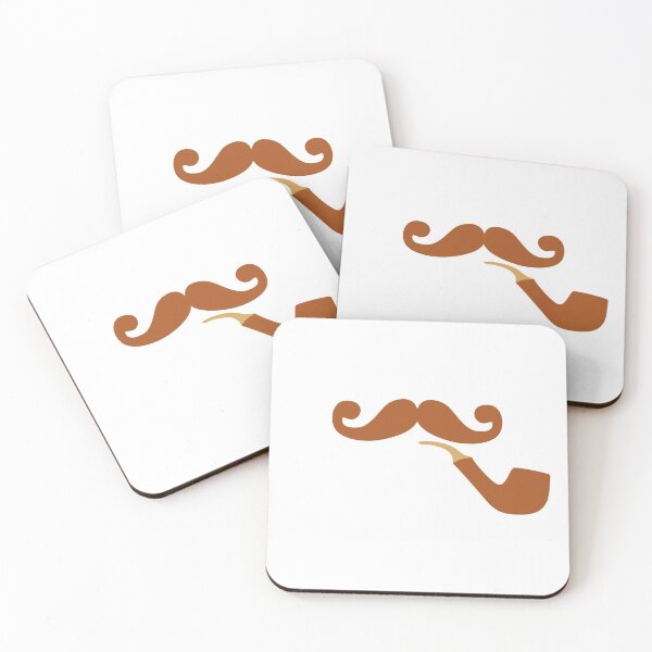 Item preview, Funny Mask with Mustache and Pipe designed and sold by ArticaDesign.