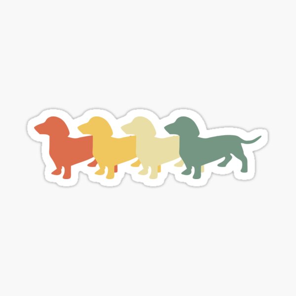 Item preview, Dachshund Vintage Retro Gift designed and sold by simpelwin.