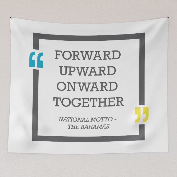 Item preview, Bahamas National Motto designed and sold by IdentiTee Studios.