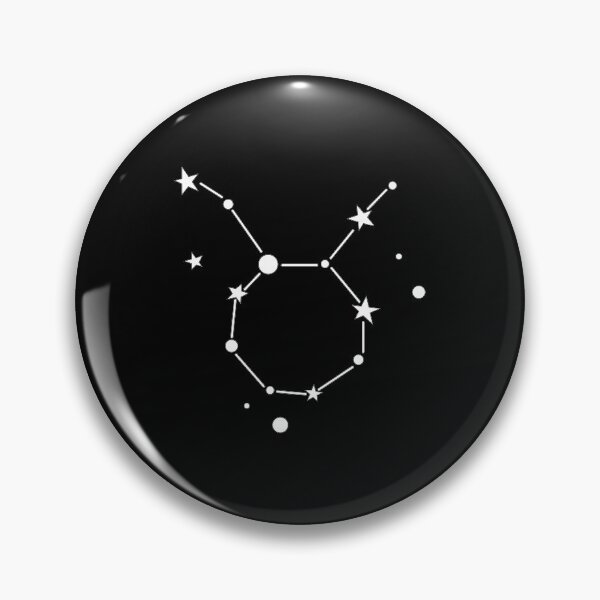 Item preview, White Minimal Taurus Constellation Zodiac designed and sold by CrystalCrush.