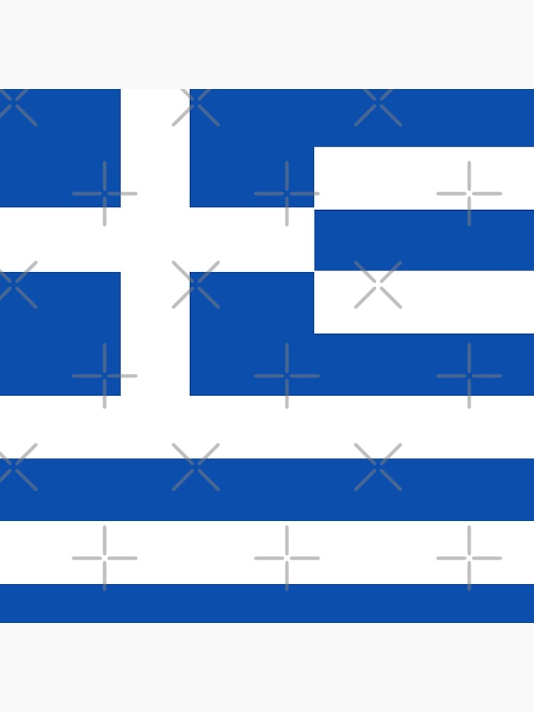 Die Fahne Griechenlands