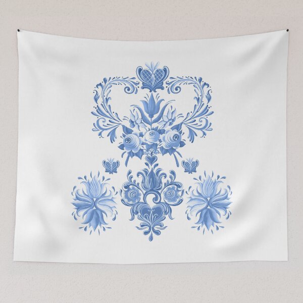 Item preview,  Midsummer Festival Flowers Garland (blue) designed and sold by BessoChicca.