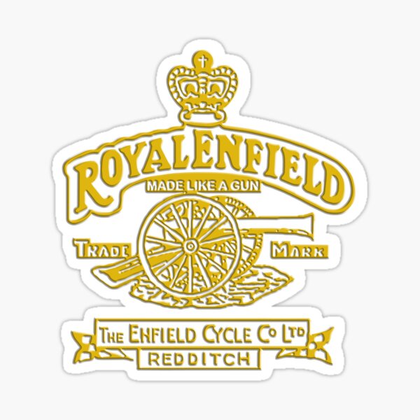 Royal Enfield Motorcycle Logo 4 Sticker