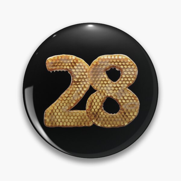 Item preview, 28 Number 3d Honey Numbers Font designed and sold by HelloFromAja.