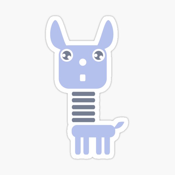 Robot Llama Sticker