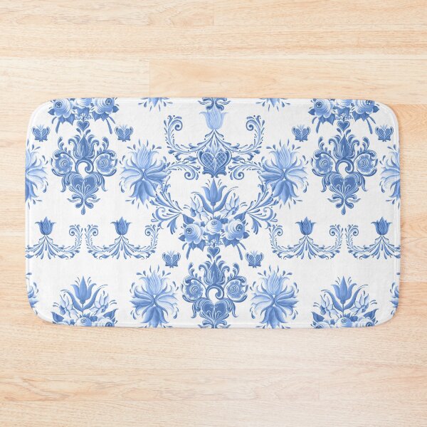 Item preview, Midsummer Festival Flowers (blue) designed and sold by BessoChicca.