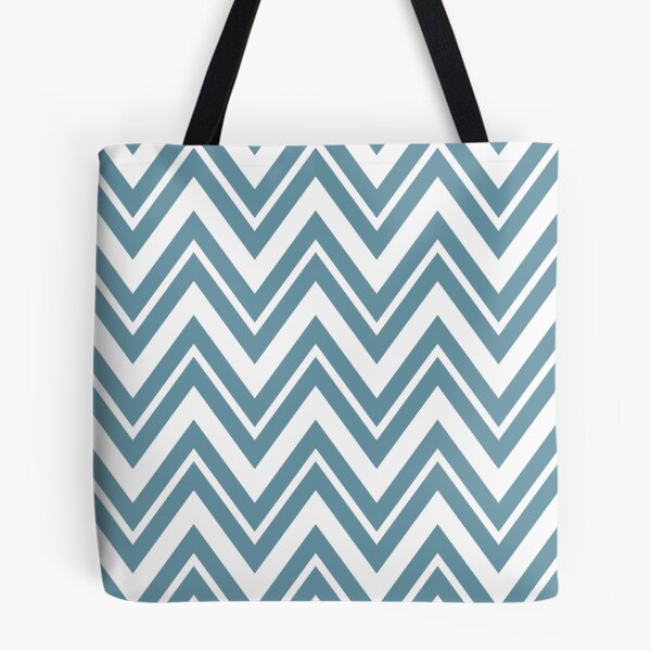 Item preview, blue zig zag designed and sold by ImagineKaye.