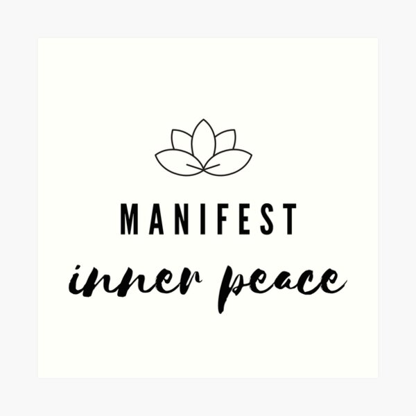 Item preview, manifest inner peace clothing designed and sold by TeeStory23.