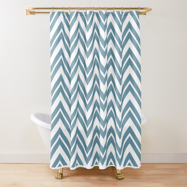 Item preview, blue zig zag designed and sold by ImagineKaye.