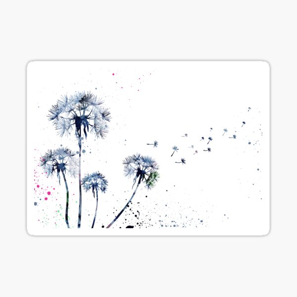 Item preview, Floral pattern of dandelions designed and sold by millamix.
