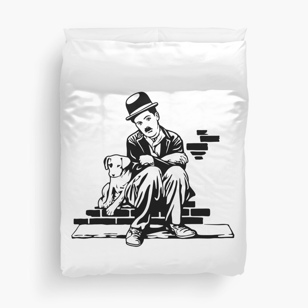 "Charlie Chaplin das Kind 1921, Plakat-Grafik-Entwurf für Männer