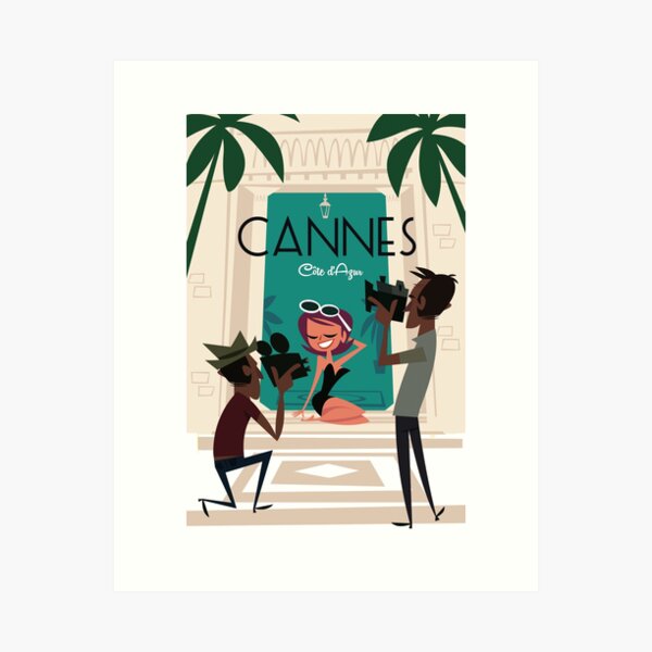 Item preview, Cannes poster designed and sold by GAGodel.