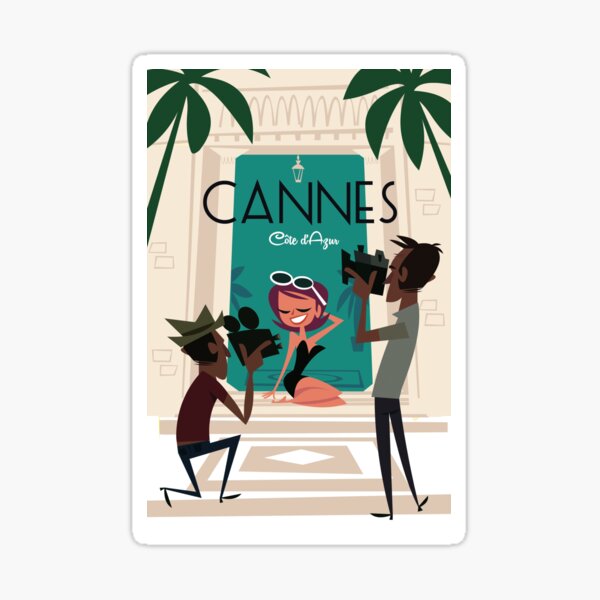 Item preview, Cannes poster designed and sold by GAGodel.