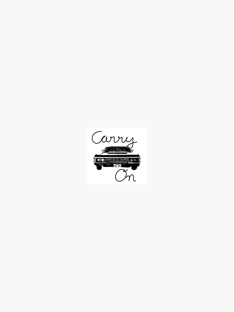 Carry On Sticker for Sale by Sabrea