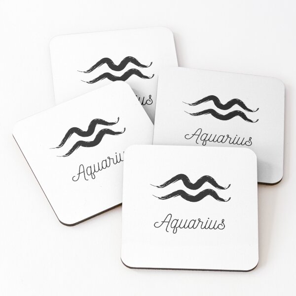 Item preview, Minimalist Aquarius Zodiac Symbol  designed and sold by Palash Jain.