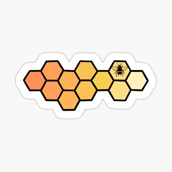 Item preview, Honeycomb bee  designed and sold by -crafty-cat-.