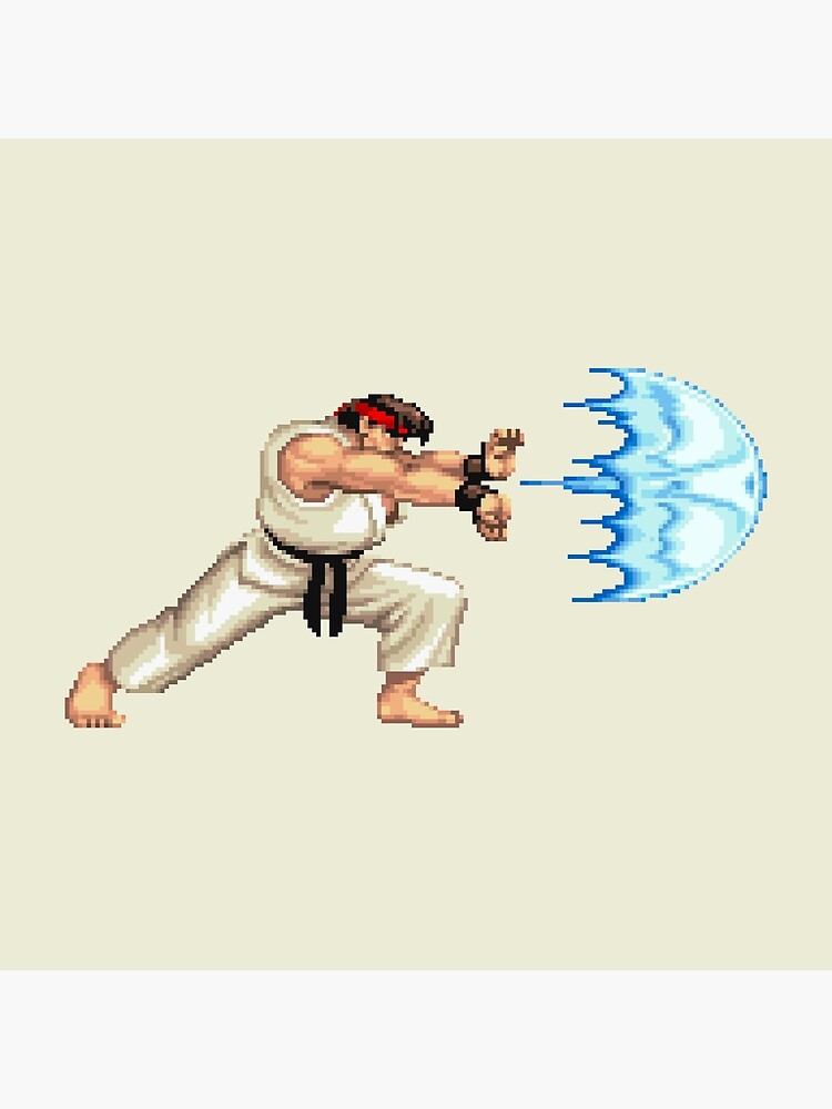 Ryu In-Game Image Hadoken, Images, Street Fighter II, Museum
