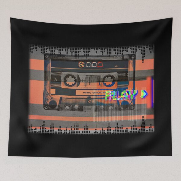 Item preview, Press PLAY & let the music move you. Its your time to SHINE, get out there & dance retro glitch art VINTAGE EDGE designed and sold by originalsusie.