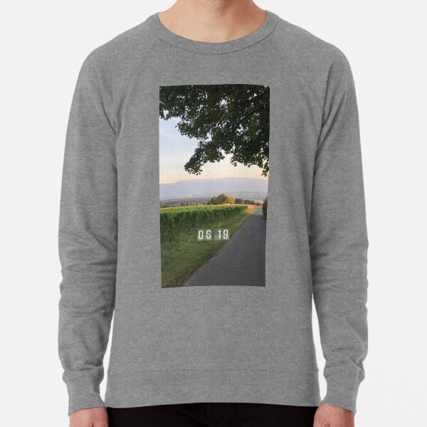 Vineyards in the morning Lightweight Sweatshirt