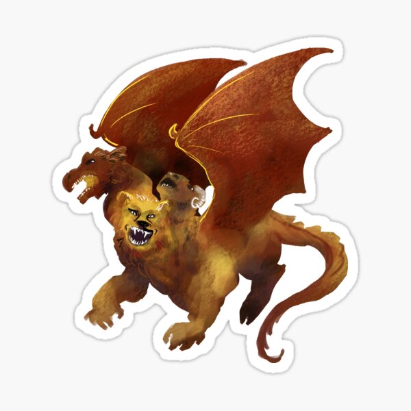 Sticker Chimera Redbubble