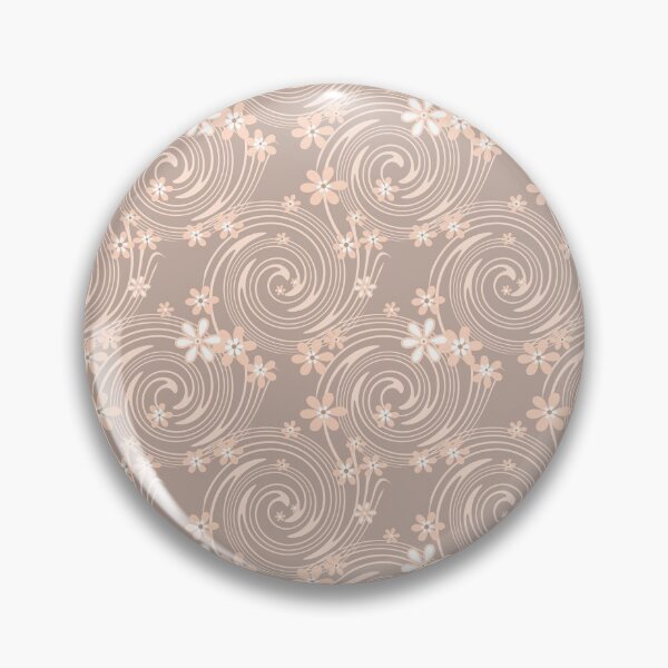 Item preview, Beige floral pattern designed and sold by fuzzyfox.