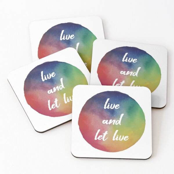 Item preview, Live and Let Live Rainbow designed and sold by Cara Archer.