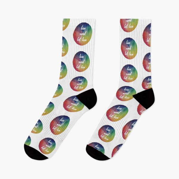 Item preview, Live and Let Live Rainbow designed and sold by Cara Archer.
