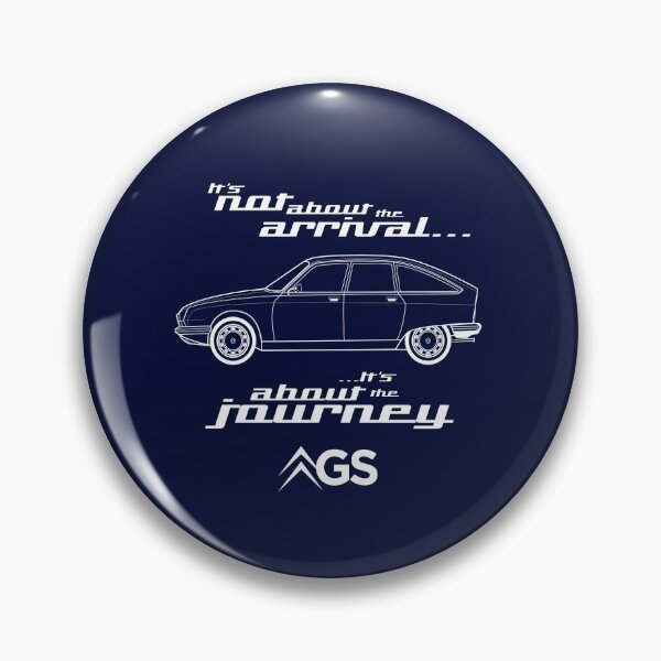 Item preview, Cit roen GS Graphic Art. "It's not about the arrival, it's about the journey" designed and sold by RJWautographics.