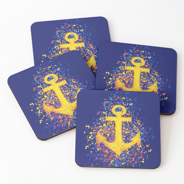 Item preview, Colorful anchor, ahoy, skipper, sailor, captain, sailing, surfing designed and sold by boom-art.