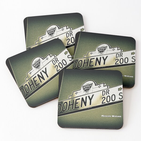Item preview, Doheny Drive, Beverly Hills, California by Mistah Wilson designed and sold by The Street Sign Store.