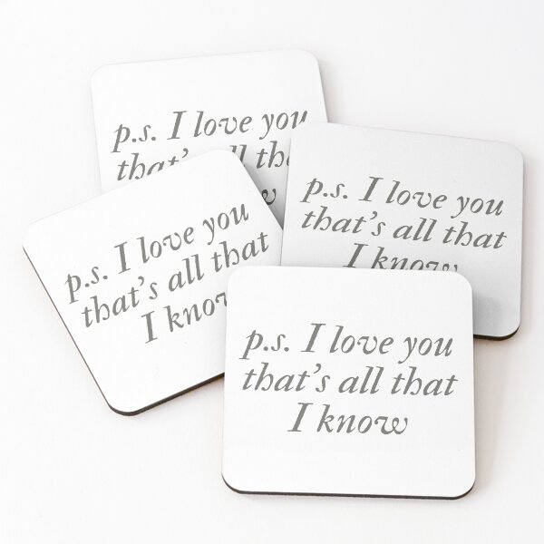 Item preview, p.s. I love you that's all that I know designed and sold by EnlightParis.