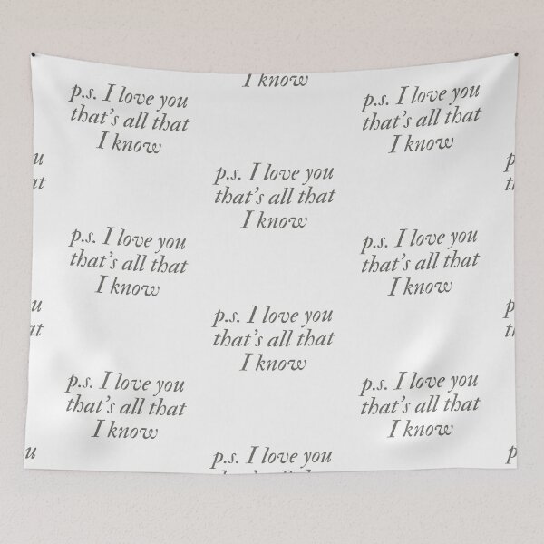 Item preview, p.s. I love you that's all that I know designed and sold by EnlightParis.