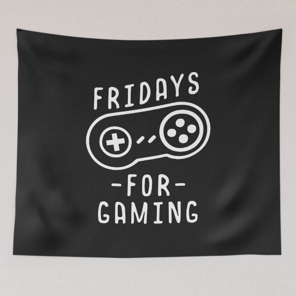 Item preview, Gaming Friday demo, Friday for Gaming Nerd gift designed and sold by Kuma518.