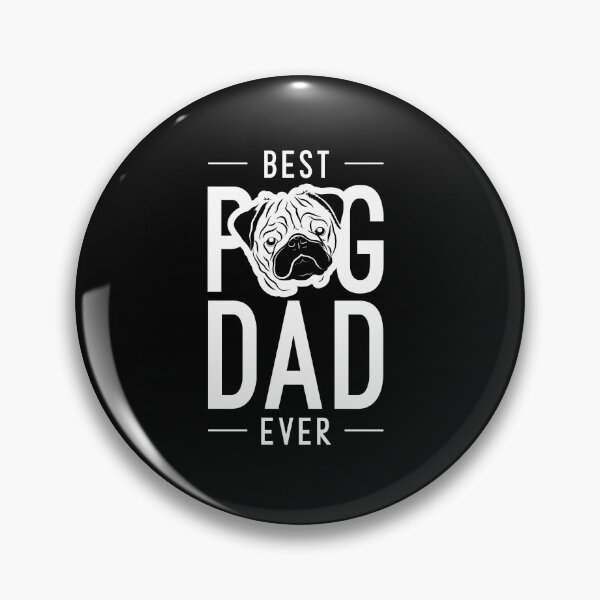 Item preview, Mens Best Pug Dad Ever Cool Cute Fathers Day Gift funny designed and sold by DiogoCalheiros.
