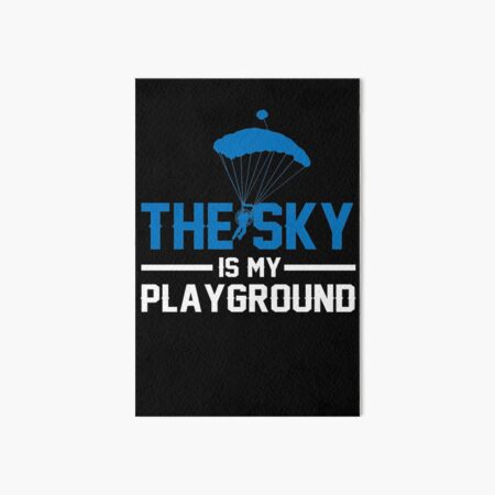 Paramotors - The sky is my playground Art Board Print