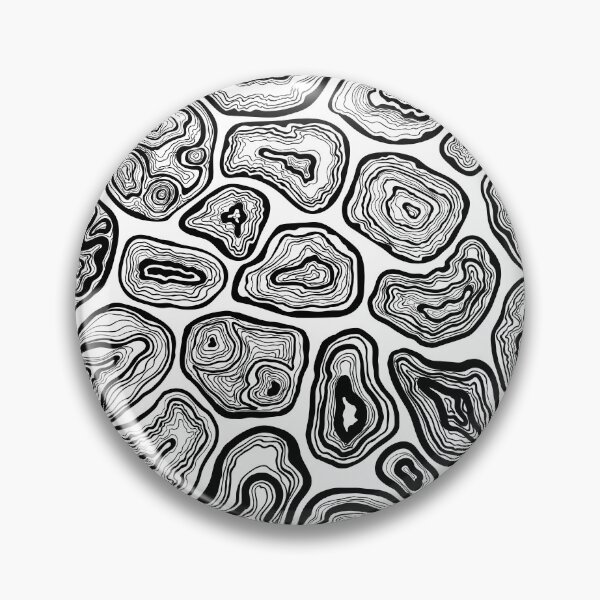 Item preview, Agate slices in black and white designed and sold by Katerina Mitkova Kirilova.